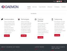 Tablet Screenshot of daemonsoftware.com